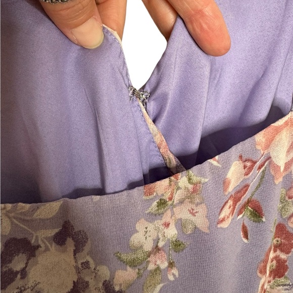 ASTR | NWT Kiana Floral Ruched Ruffle Maxi Dress Medium - Picture 8 of 11